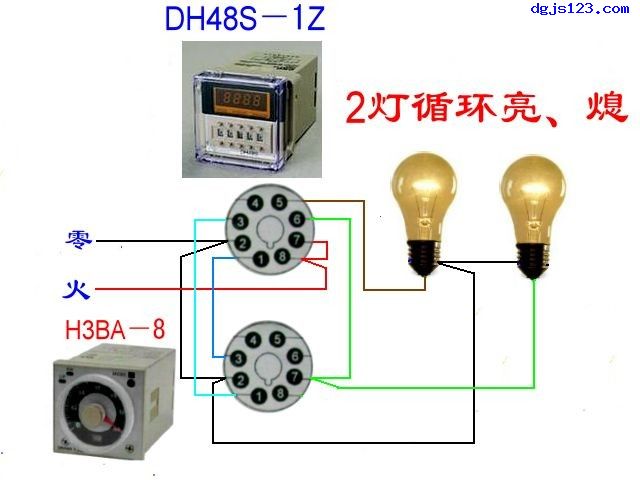 电工入门基本电路接线图13