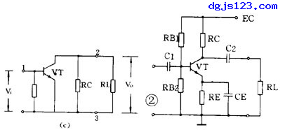 分布式偏置共发射极放大电路