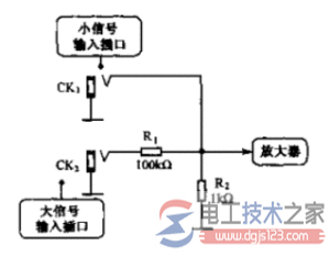 不同电平信号输入插口电路