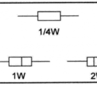 电阻标称阻值与额定功率