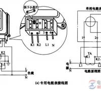 电流互感器与单相低压电能表接线