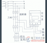 空调漏电保护器接线图