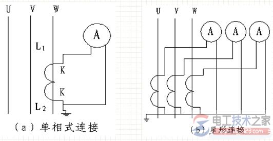 电流互感器的三种接线方式