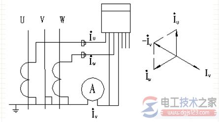 电流互感器接线方式：不完全星型连接