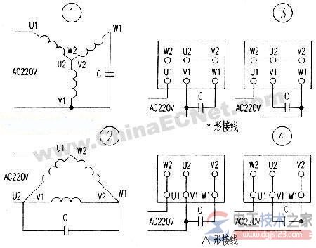 单相电机接线图2