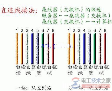 网线插座水晶头接线图3