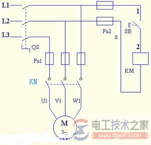 家用交流接触器接线图