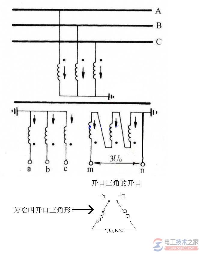 电压互感器开口三角接线图4