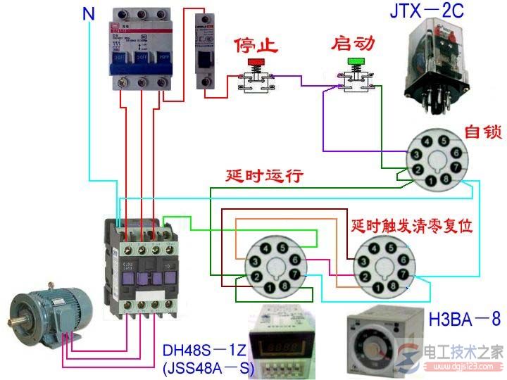 实用电路实物接线图2