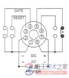 瞬间通电断电延时往复循环接线图4