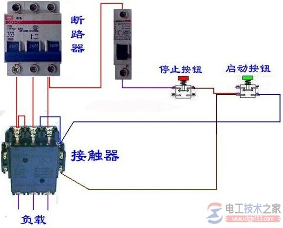 接触器与断路器电气控制回路接线图6