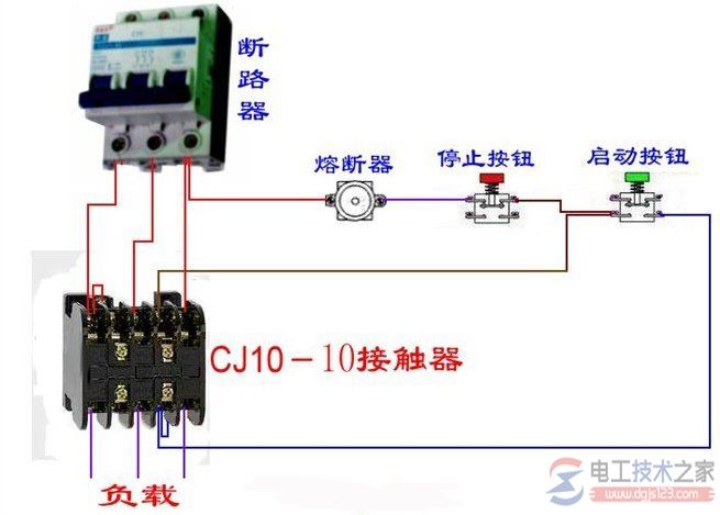 接触器与断路器电气控制回路接线图11