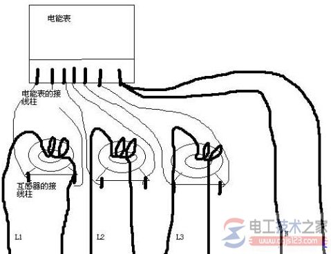 电度表互感器接线图