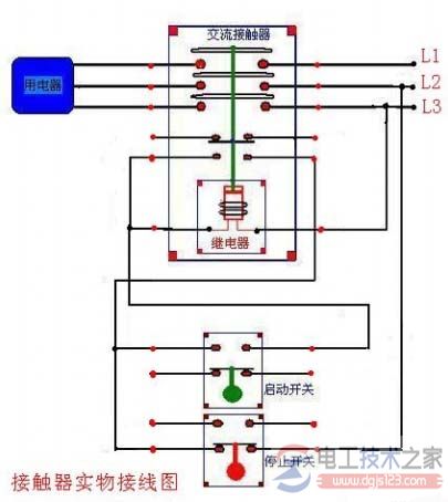 交流接触器的接法