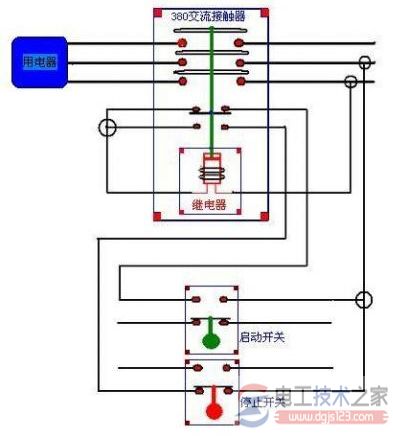 交流接触器接线图1