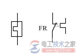 热继电器电气符号