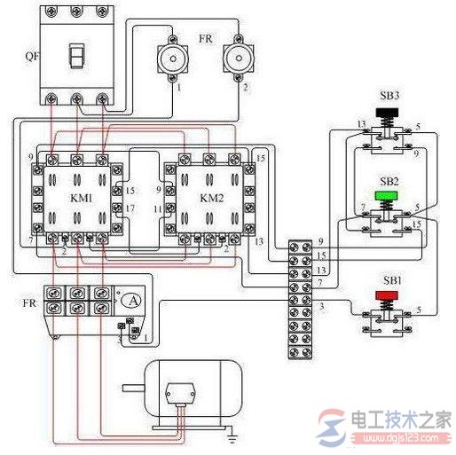 中间继电器接线图