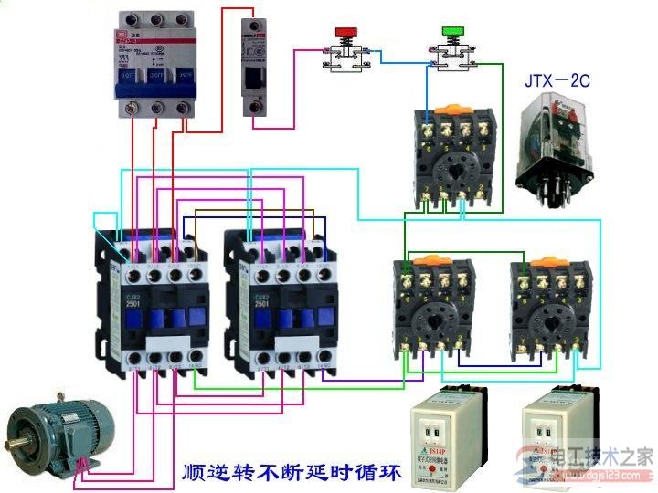 继电器的接线图2