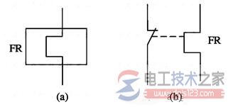 热继电器的图形和文字符号