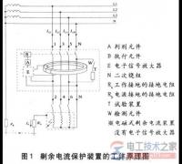 剩余电流动作保护装置的工作原理