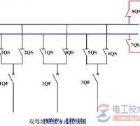 双母线接线方式接线图一例