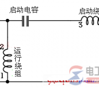 单相电机电容接线图及220V交流单相电机起动方式