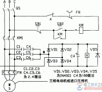 三相交流电机缺相保护器接线图及工作原理