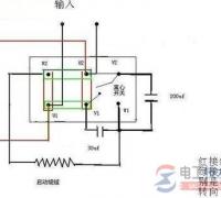 单相电机电容接线图与接线方法