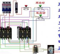 三相交流异步电动机顺逆转双互锁电路的接线图