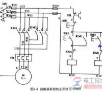 交流接触器连锁电动机正反转控制