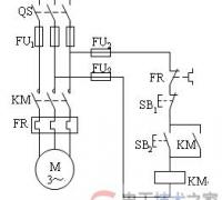接触器实现三相交流电机启动与停止的方法