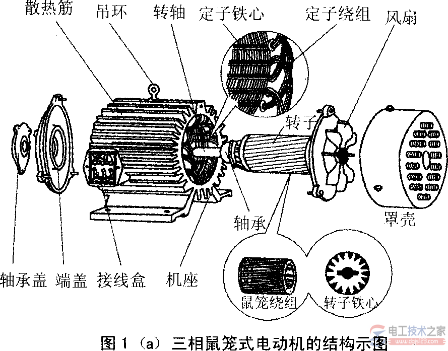 三相异步电机转动问题