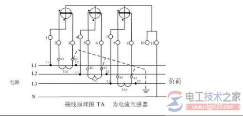 三相四线制接线图1