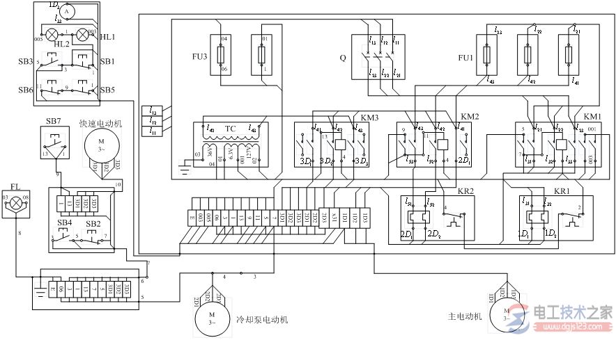 机床电气安装接线图1