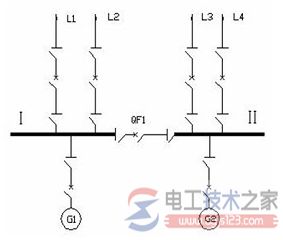 单母线分段接线