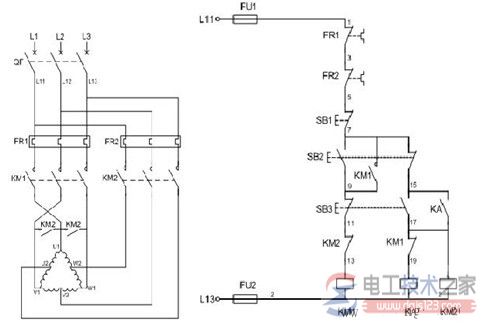 双速电机接线图1