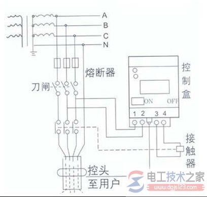 漏电保护器接线图