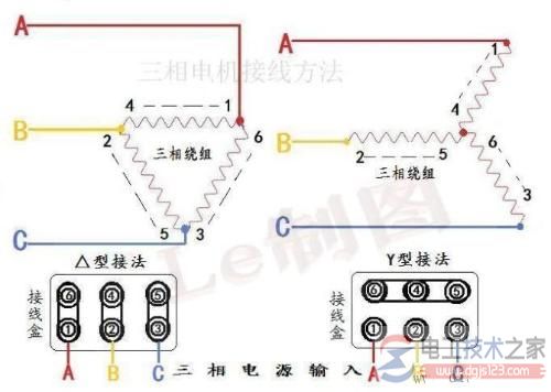 电动机星三角启动接线图1