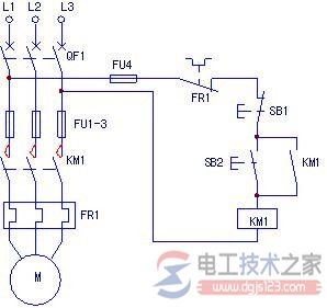 热继电器对电动机进行保护