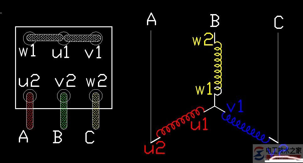 电动机接线图2