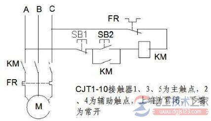 启动停止按钮接线图2