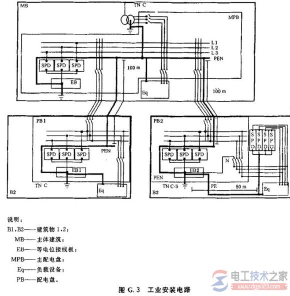 电涌保护器接线图2