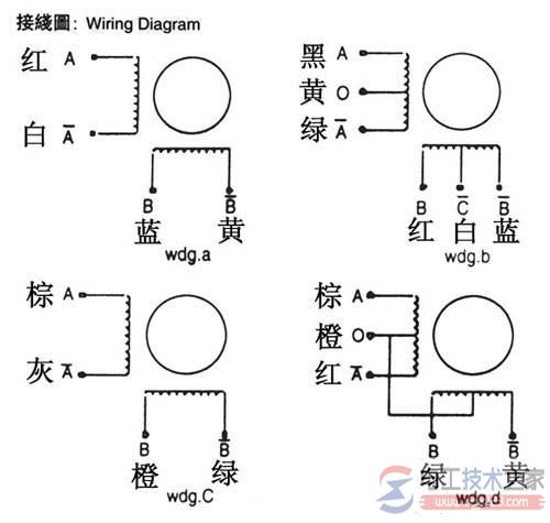 步进电机接线图