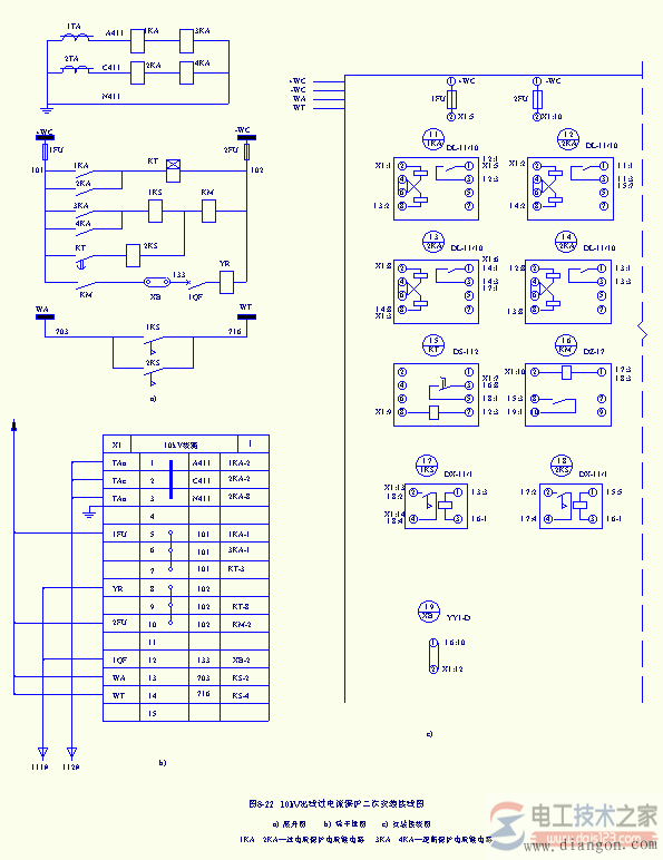 二次回路接线表示方法