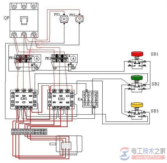 三相双速电机接线图2