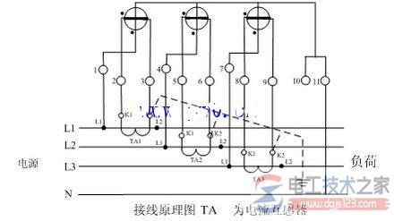 三相电表接线图2