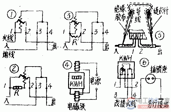 电度表偷电方法