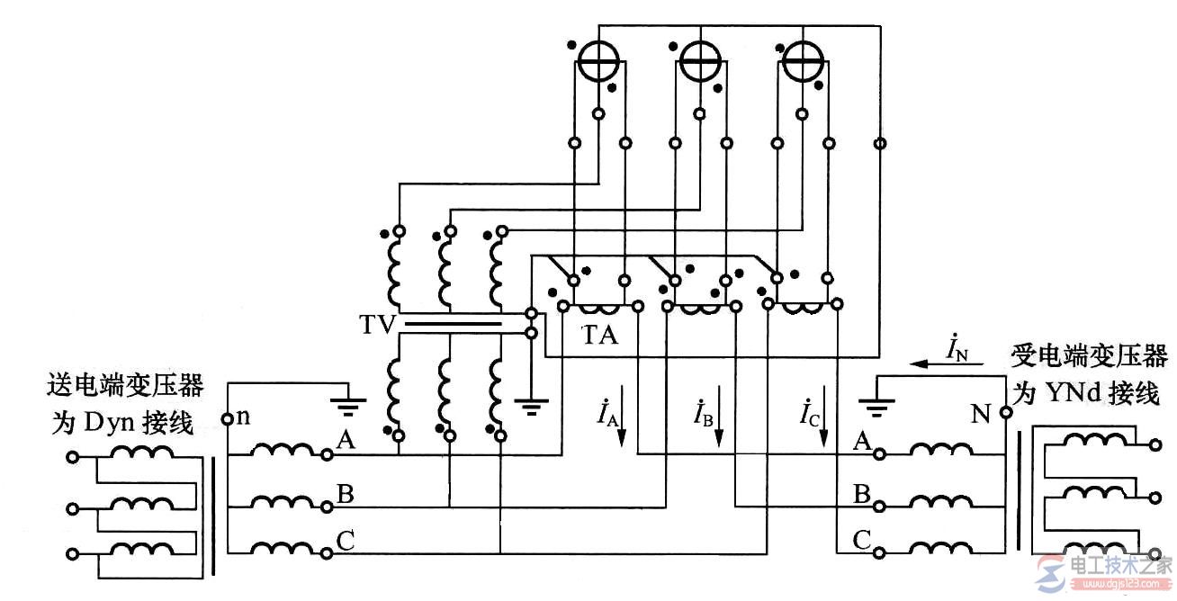 带电流互感器式的接线方式7