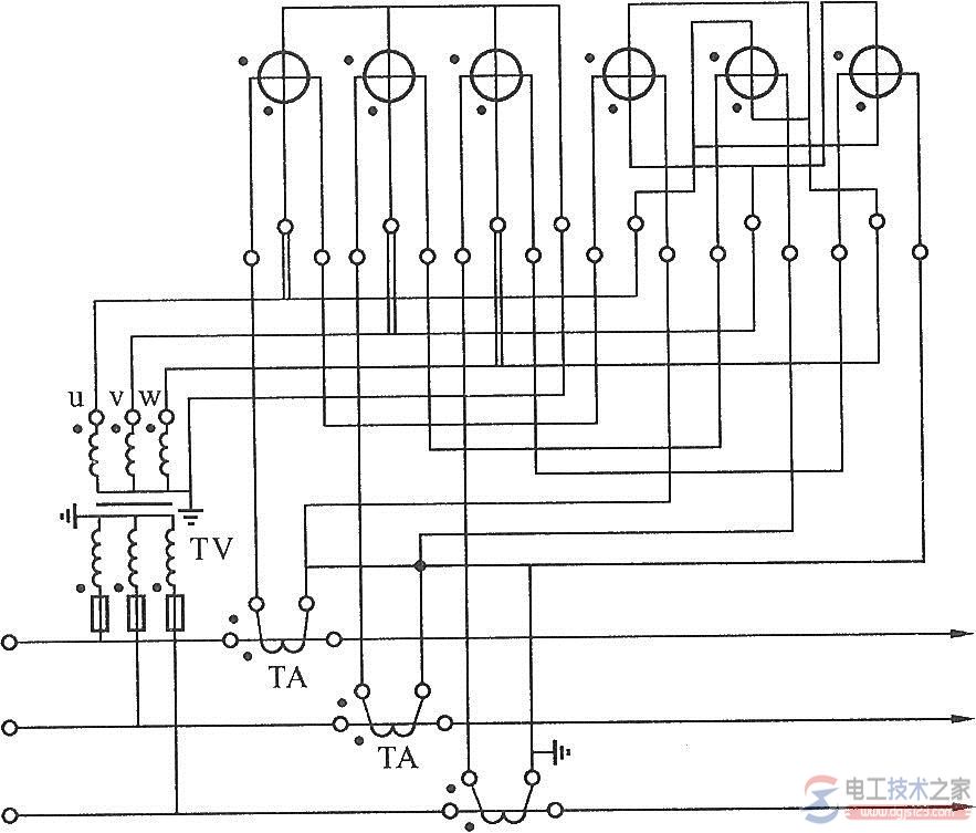 <a href=/dgyb/dnb/ target=_blank class=infotextkey>电能表</a>正确接线图