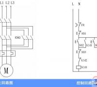 电机正反转控制原理图与接线图详解